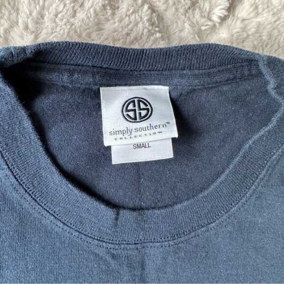 Simply Southern | “Love who you are” Owl Navy Long Sleeve tee | Size Small - Picture 9 of 11